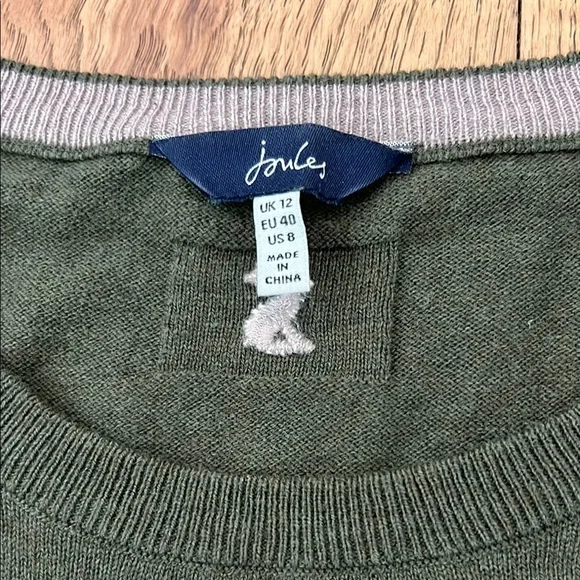 Joules Forest Green Knit Top - Picture 2 of 6